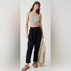 Free people lotta love linen pant NWT